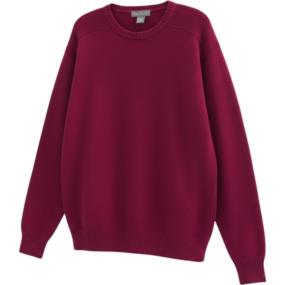 Daniel Cremieux Signature Collection 100% Cashmere Crewneck Sweater Red XXL READ